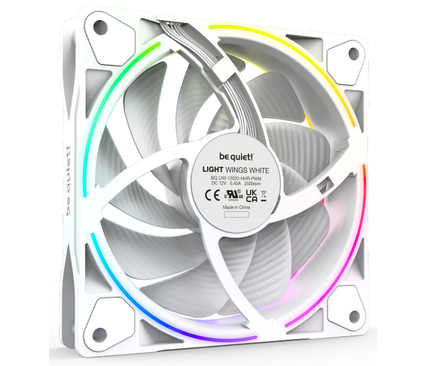 be quiet! Light Wings White 120 PWM High-speed Triple-Pack 3x120mm - 1138226 - zdjęcie 2